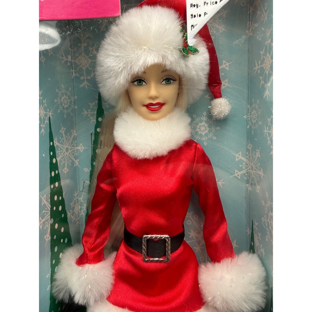 Barbie Santa's Helper Doll 2004 Mattel Red Christmas Outfit‎ B6271 NRFB - Picture 6 of 13